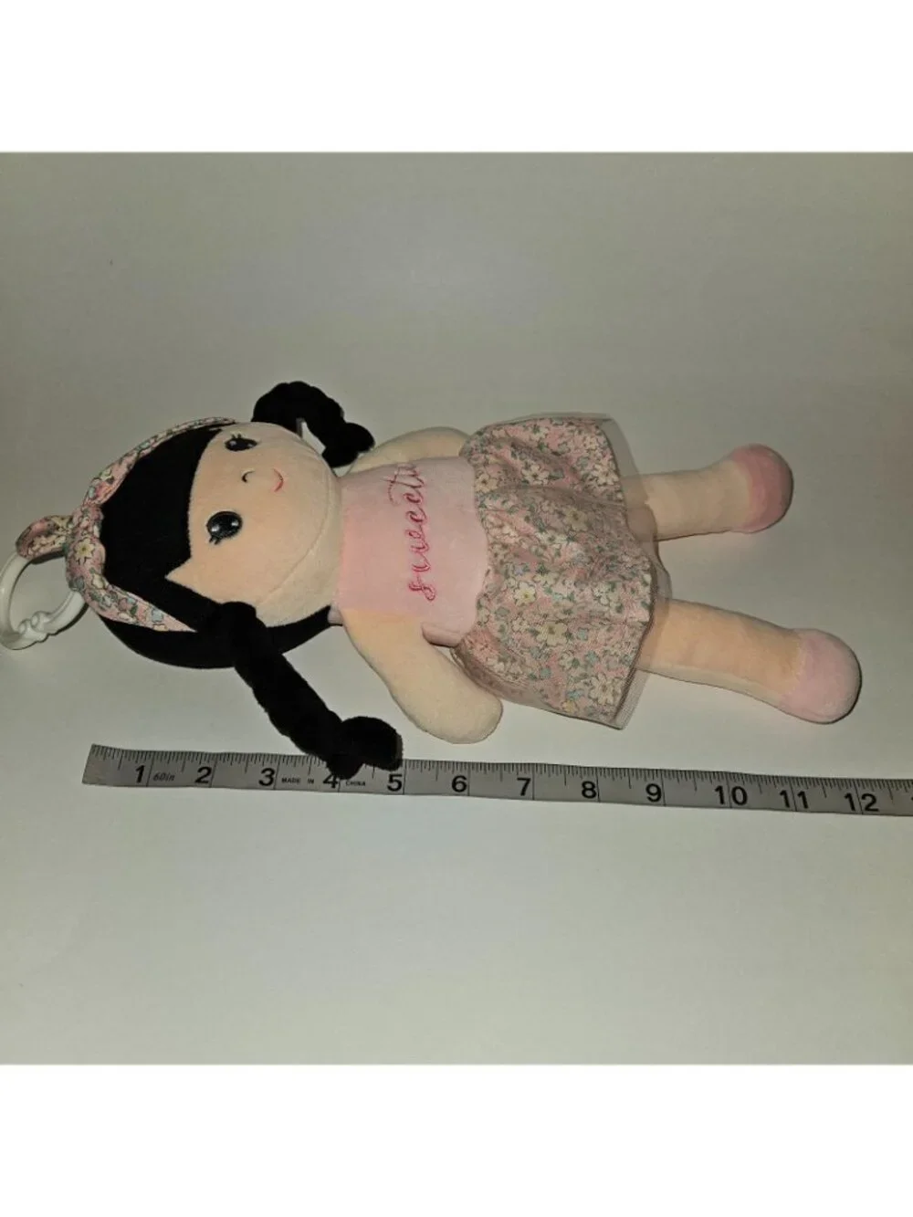 Sweetie Carried Away Plush Girl Doll Lovey 12
